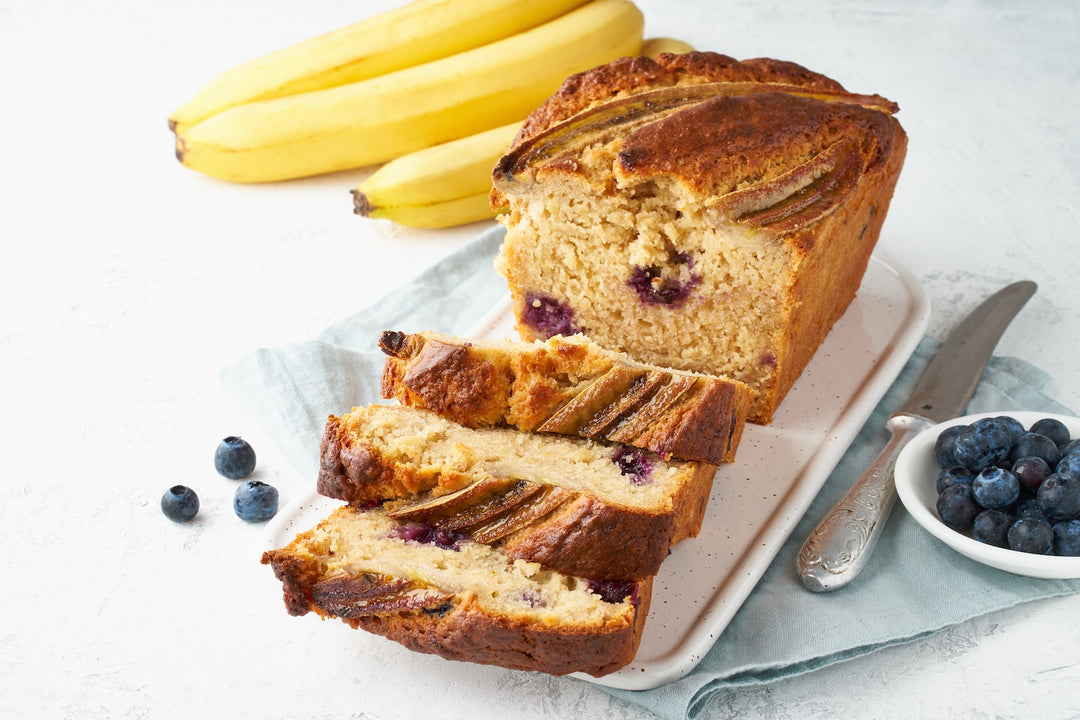 Banana Bread Blueberries