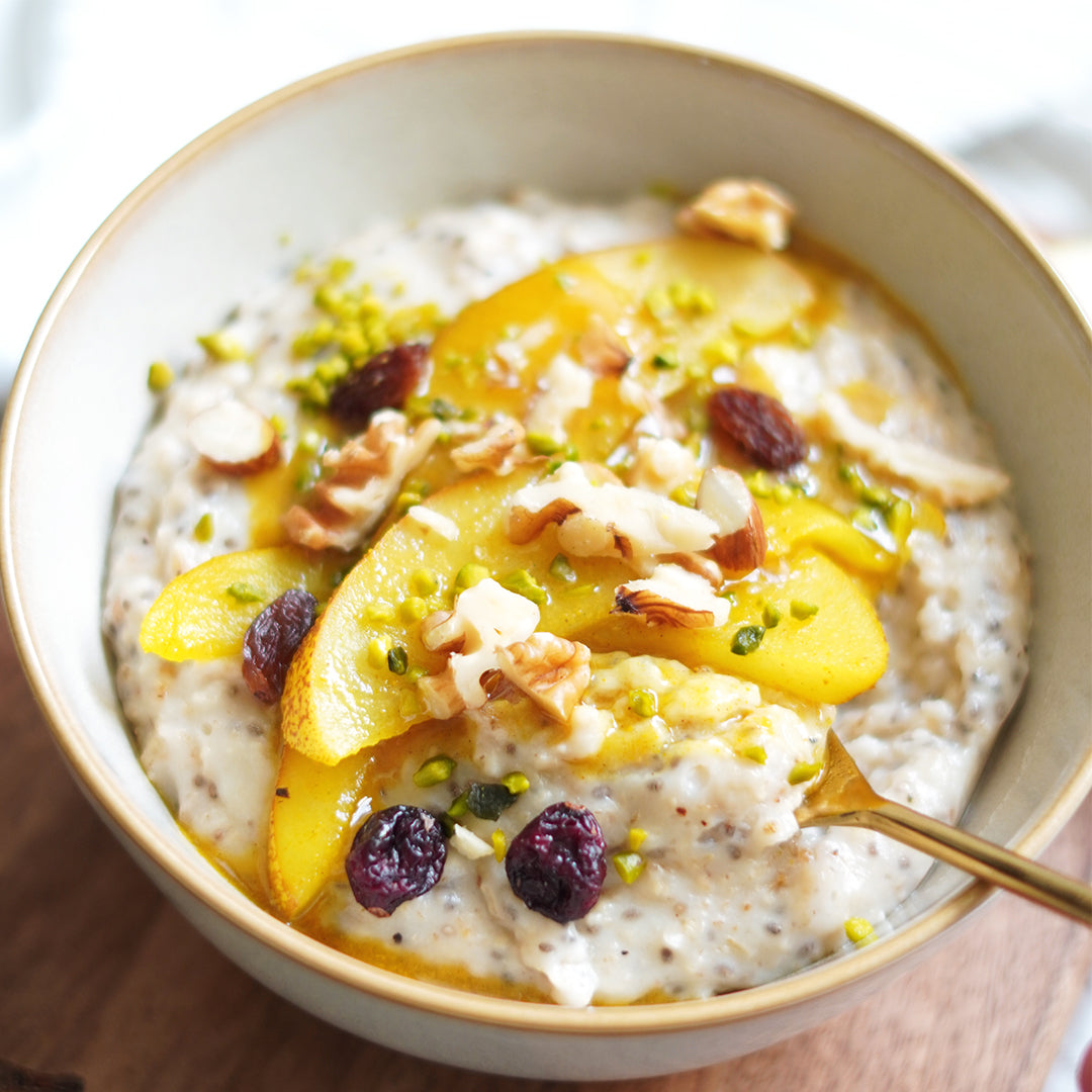 Chia Porridge Birnen