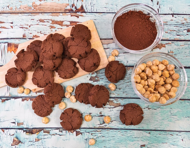 Chocolate Cookies Haselnüsse