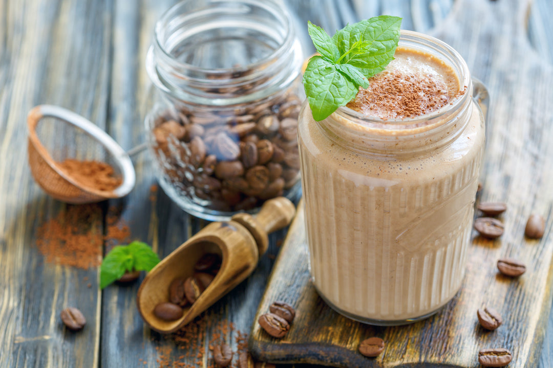 Schoko Espresso Smoothie Protein vegan