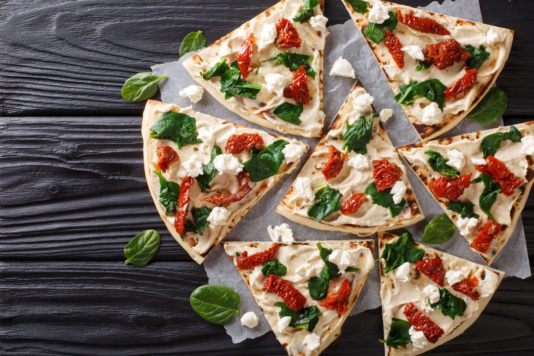 Rezept: Hummus-Pizza "Fitspo"