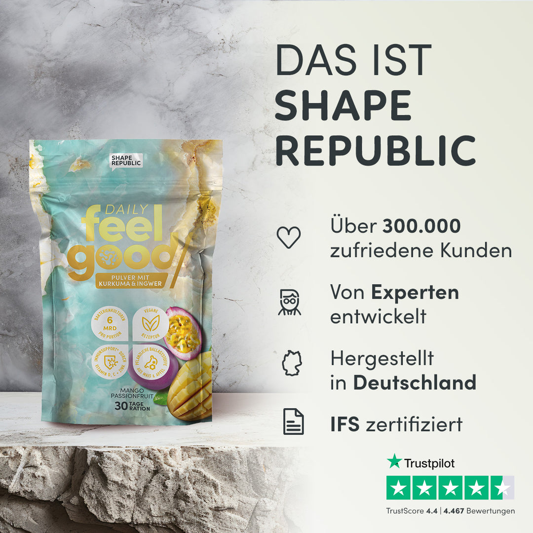 Daily Feeldgood - Vitamin D - Immunsystem stärken - Shape Republic