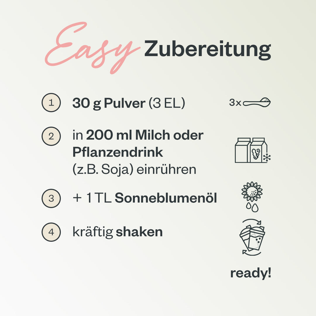 abnehm shake zubereitung